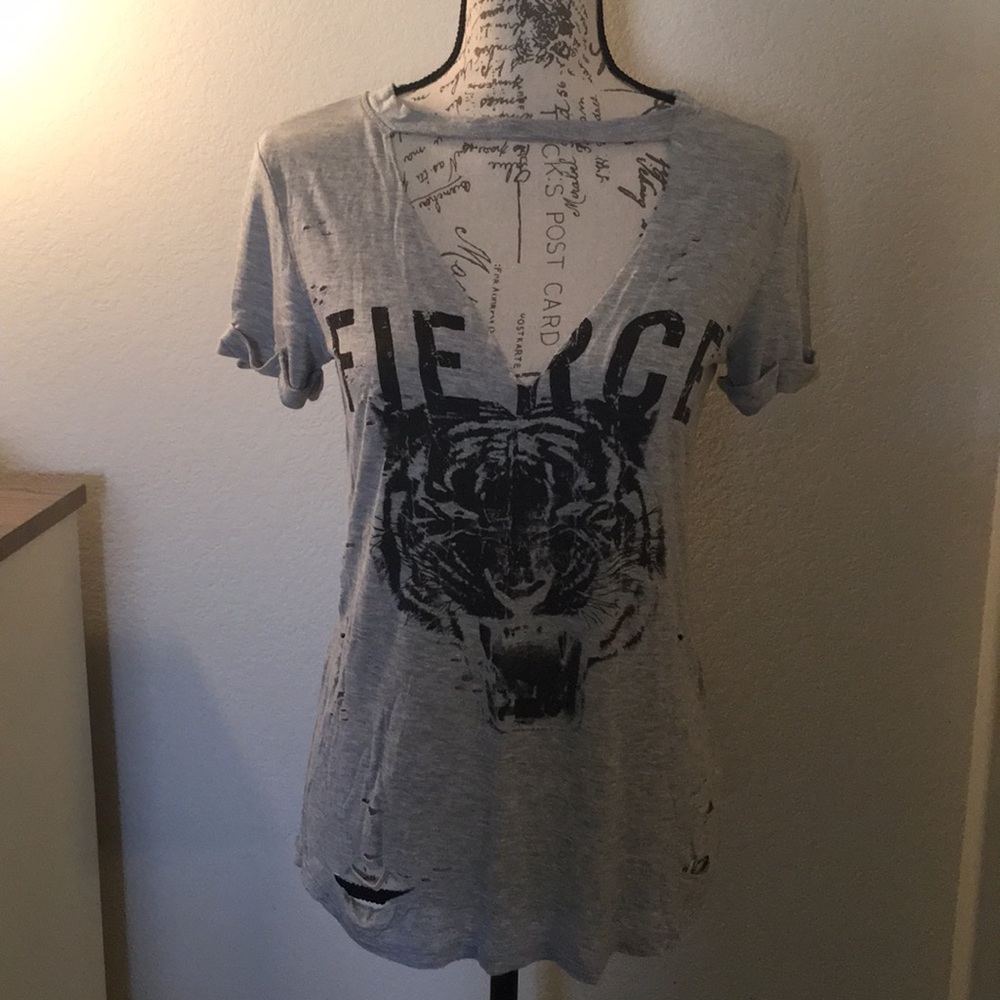 Destroyed Cut “Fierce” Tee